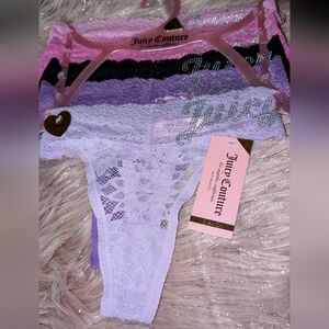 🆕 Juicy Couture Rhinestone Thongs